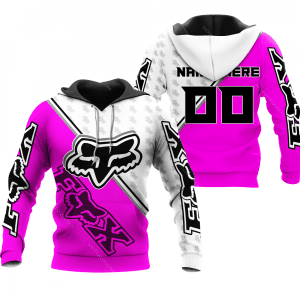 FX RACING WHITE PINK | CUSTOM NAME