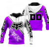 FX RACING WHITE PURPLE | CUSTOM NAME