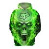 MEN WOMEN FOX 3D HORROR HOODIE