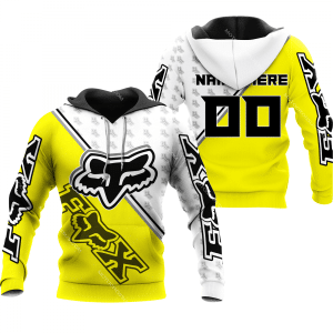 FX RACING WHITE YELLOW | CUSTOM NAME