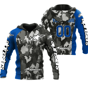 CUSTOM NAME RACING | BLUE CAMO | ALPINESTARS