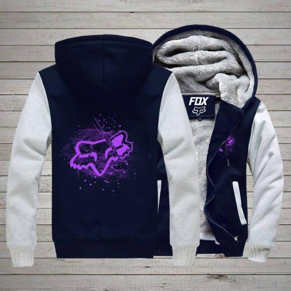 Fox Purple Fleece Zip - Image 4