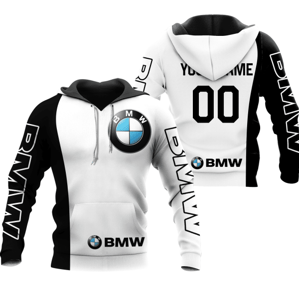 CUSTOM NAME RACING | BLACK WHITE | BMW V2