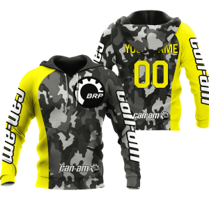 CUSTOM NAME RACING | YELLOW CAMO | CAN-AM