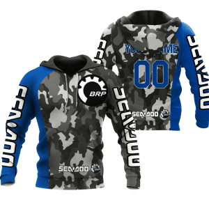CUSTOM NAME RACING | BLUE CAMO | SEA DOO