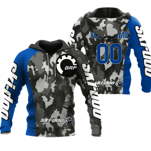 CUSTOM NAME RACING | BLUE CAMO | SKI DOO
