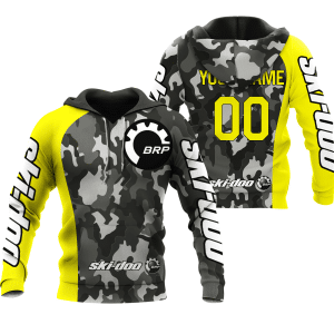 CUSTOM NAME RACING | YELLOW CAMO | SKI DOO