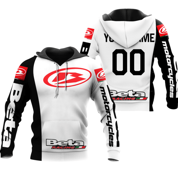 CUSTOM NAME RACING | BLACK-WHITE | BETA RACING
