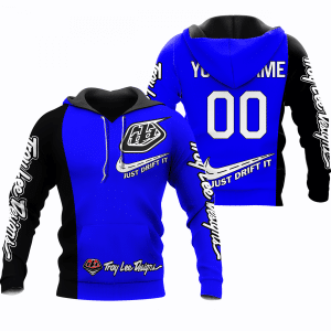CUSTOM NAME RACING | BLACK-BLUE | TROY LEE DESIGNS