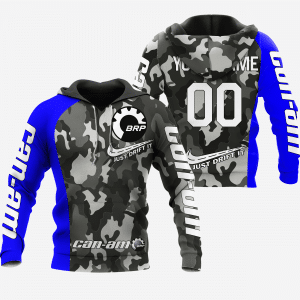CUSTOM NAME RACING | BLUE CAMO | CAN AM