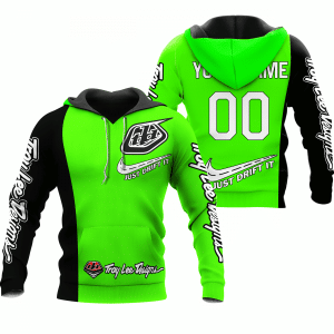 CUSTOM NAME RACING | BLACK-GREEN | TROY LEE DESIGNS