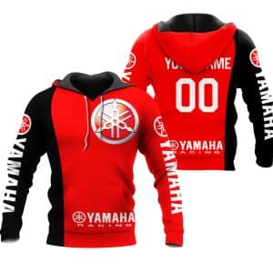 CUSTOM NAME RACING | BLACK-RED | YAMAHA V2