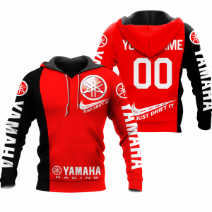 CUSTOM NAME RACING | BLACK-RED | YAMAHA