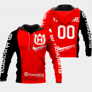 CUSTOM NAME RACING | BLACK-RED | HUSQVARNA