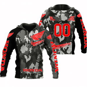 CUSTOM NAME RACING | BLACK CAMO | HONDA