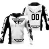 CUSTOM NAME RACING | WHITE-BLACK | FLY RACING V1