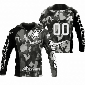 CUSTOM NAME RACING | BLACK CAMO | ALPINESTARS