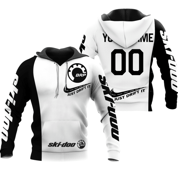CUSTOM NAME RACING | BLACK-WHITE | SKI DOO
