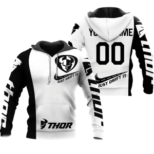 CUSTOM NAME RACING | BLACK-WHITE | THOR