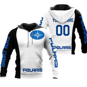 CUSTOM NAME RACING | WHITE-BLACK | POLARIS V2