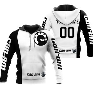 CUSTOM NAME RACING | WHITE-BLACK | CAN-AM