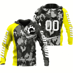 CUSTOM NAME RACING | YELLOW CAMO | CAN AM