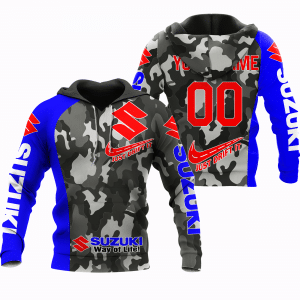 CUSTOM NAME RACING | BLUE CAMO | SUZUKI