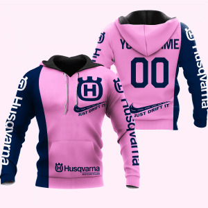 CUSTOM NAME RACING | BLUE-PINK | HUSQVARNA