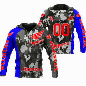 CUSTOM NAME RACING | BLUE CAMO | HONDA
