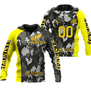 CUSTOM NAME RACING | YELLOW CAMO | HONDA ELSINORE
