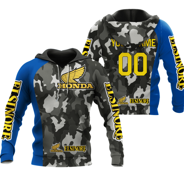 CUSTOM NAME RACING | BLUE CAMO | HONDA ELSINORE