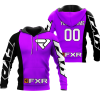CUSTOM NAME RACING | BLACK-PURPLE| FXR