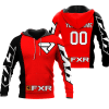 CUSTOM NAME RACING | BLACK-RED| FXR