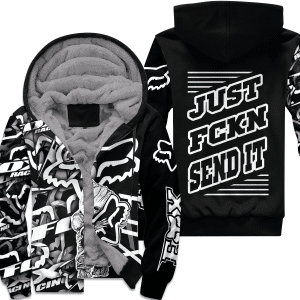 [PREMIUM] JUST FNKN SEND IT BLACK FLEECE HOODIE GROOT V3
