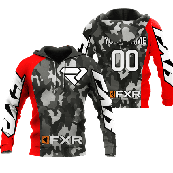 CUSTOM NAME RACING | RED CAMO | FXR