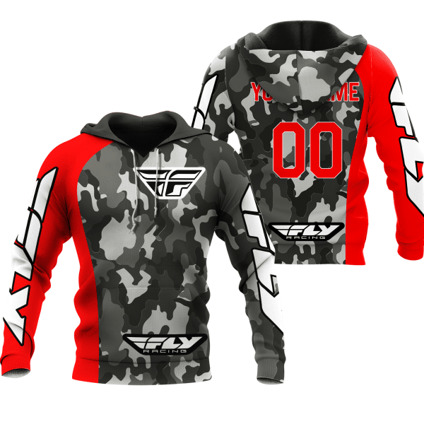CUSTOM NAME RACING | RED CAMO | FLY RACING