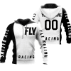 CUSTOM NAME RACING | WHITE-BLACK | FLY RACING V2