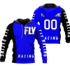 CUSTOM NAME RACING | BLACK-BLUE | FLY RACING