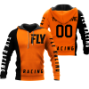 CUSTOM NAME RACING | BLACK-ORANGE | FLY RACING