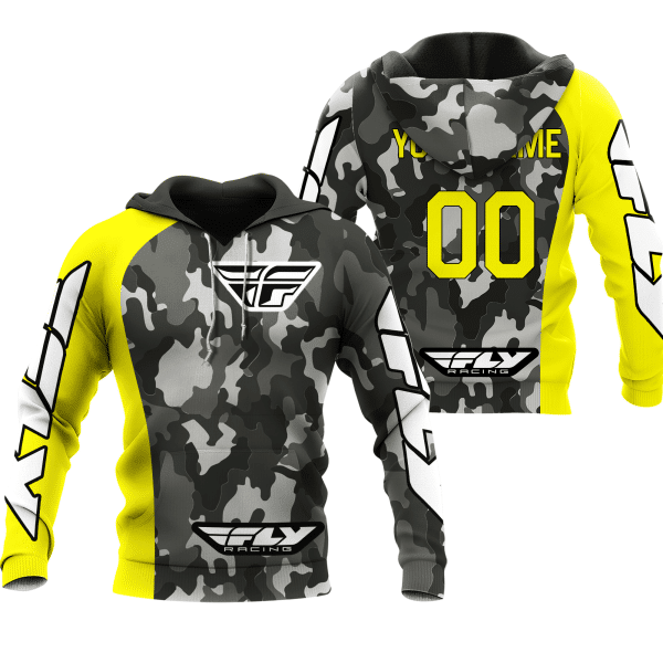 CUSTOM NAME RACING | YELLOW CAMO | FLY RACING
