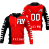 CUSTOM NAME RACING | BLACK-RED | FLY RACING