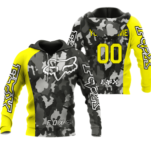 CUSTOM NAME RACING | YELLOW CAMO | FOX RACING