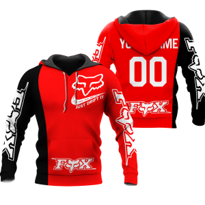 CUSTOM NAME RACING | BLACK-RED | FOX RACING