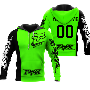 CUSTOM NAME RACING | BLACK-GREEN | FOX RACING