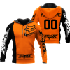 CUSTOM NAME RACING | BLACK-ORANGE | FOX RACING
