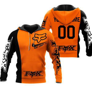 CUSTOM NAME RACING | BLACK-ORANGE | FOX RACING