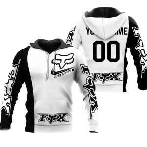 CUSTOM NAME RACING | BLACK-WHITE | FOX RACING