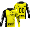 CUSTOM NAME RACING | BLACK-YELLOW | FOX RACING