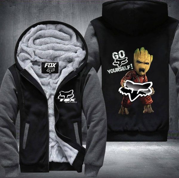 Gofx Groot Fleece Zip Hoodie - Image 4