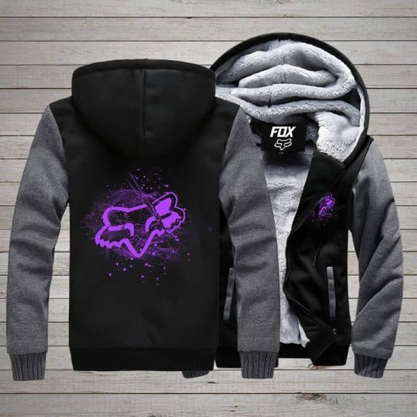 Fox Purple Fleece Zip - Image 2